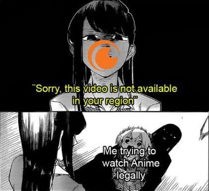 anime region blocks meme crunchyroll