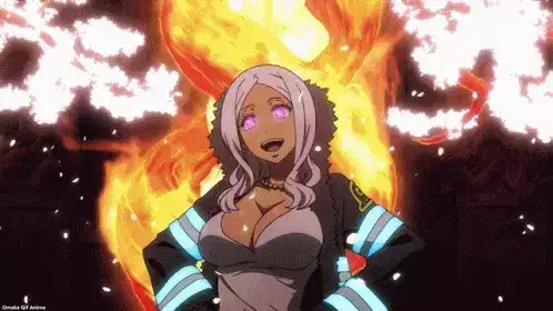 princess hibana hot villain fire force