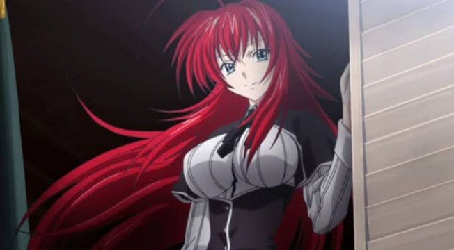 rias gremory sexy hot red head