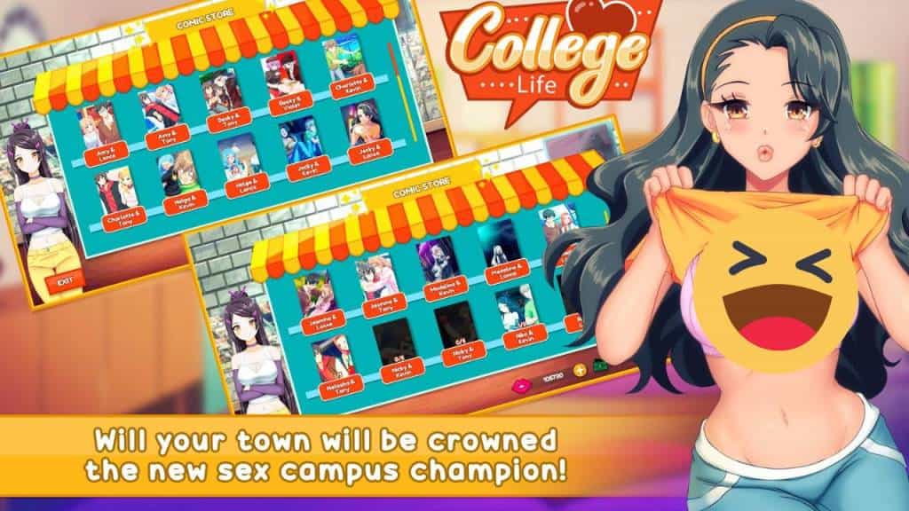 College Life | Dating Sim S*x Game