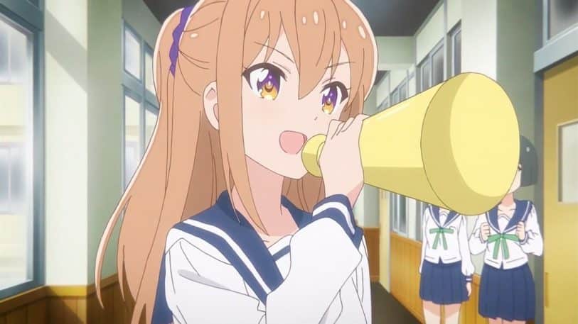 Cute Anime Girl Megaphone