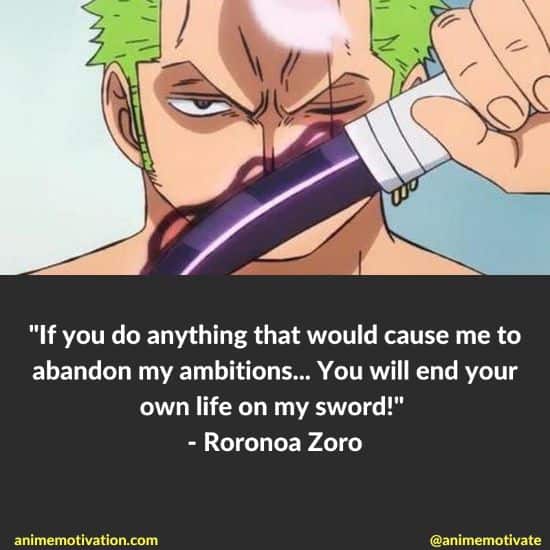Roronoa Zoro Quotes One Piece (13)