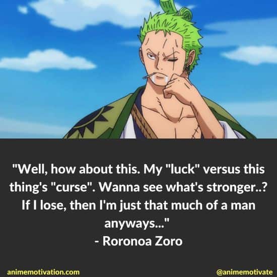 Roronoa Zoro Quotes One Piece (9)