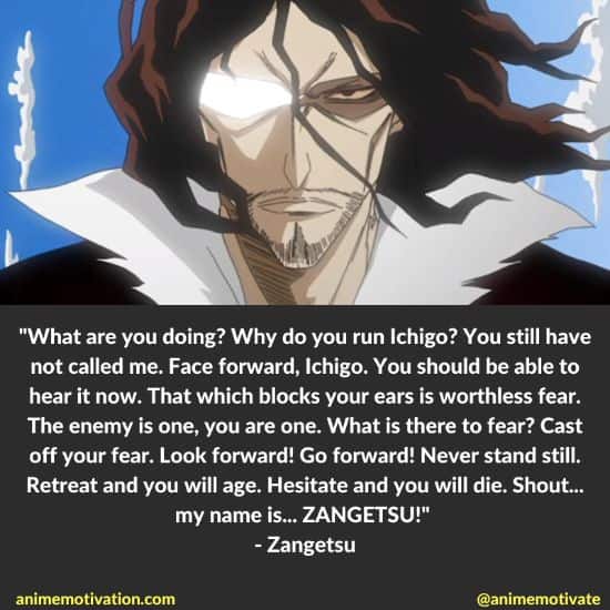 Zangetsu Quotes Bleach Anime