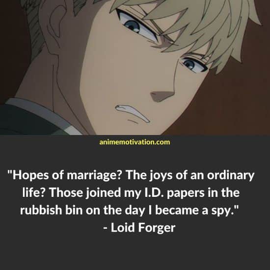 loid forger quotes spy x family 1