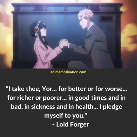 loid forger quotes spy x family 4