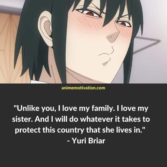 yuri briar quotes spy x family