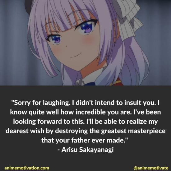 The Best Quotes from Arisu Sakayanagi for Classroom Of The Elite Fans! 