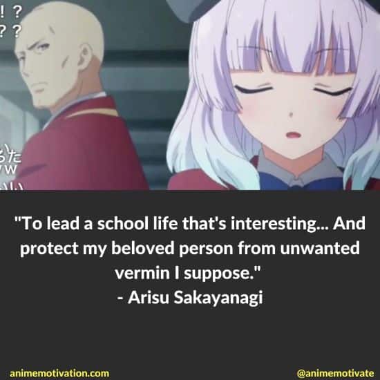 Sakayanagi identity  Anime classroom, Anime quotes inspirational