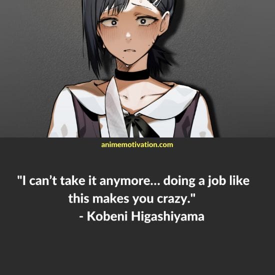 kobeni higashiyama quotes chainsaw man 1