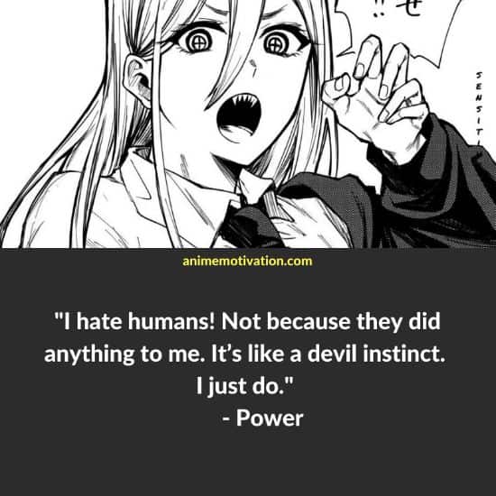 power quotes chainsaw man 5