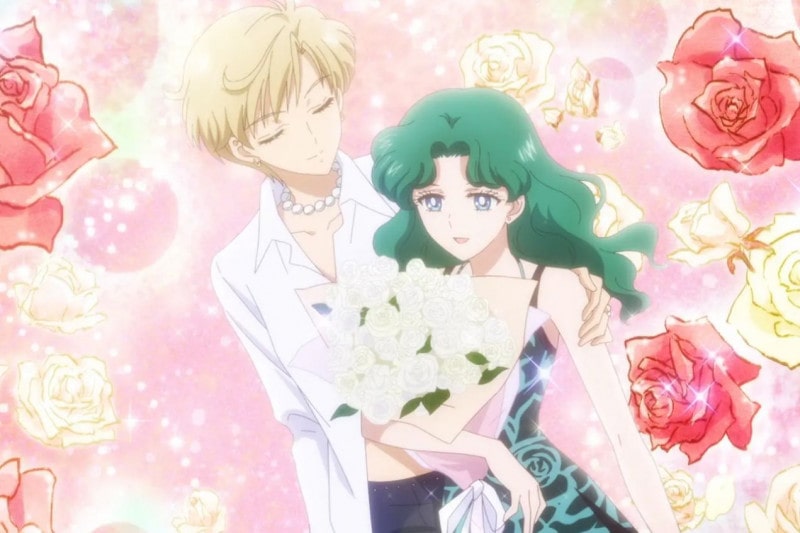 Sailor Neptune and Sailor Uranus couple