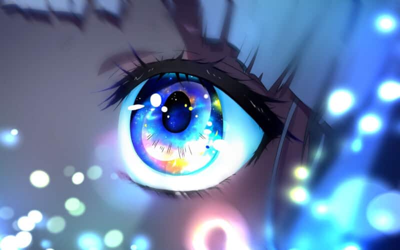 anime eyes close up beautiful wallpaper art