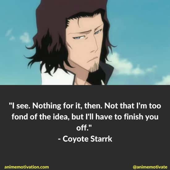 Coyote Starrk quotes bleach 4