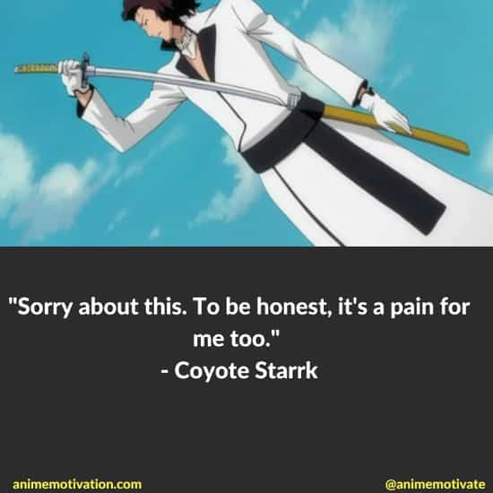 Coyote Starrk quotes bleach 7