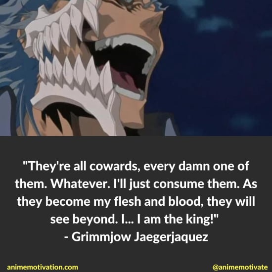 Grimmjow Jaegerjaquez quotes bleach