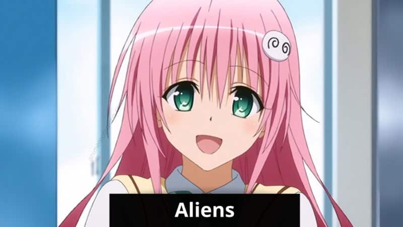 alien anime characters