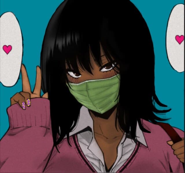 black anime girl pictures mask