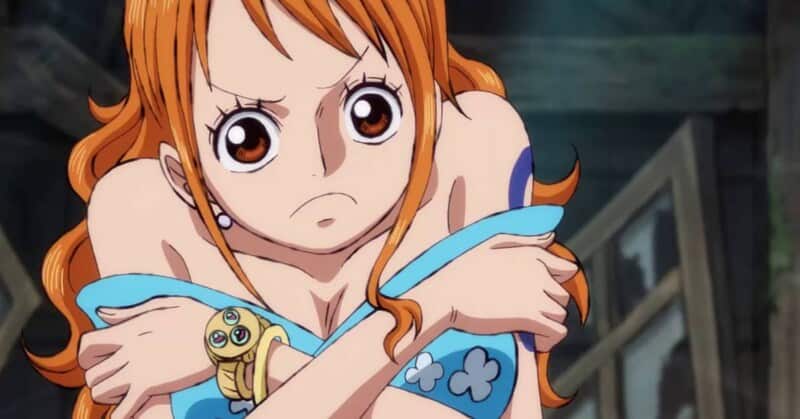 one piece nami covering up