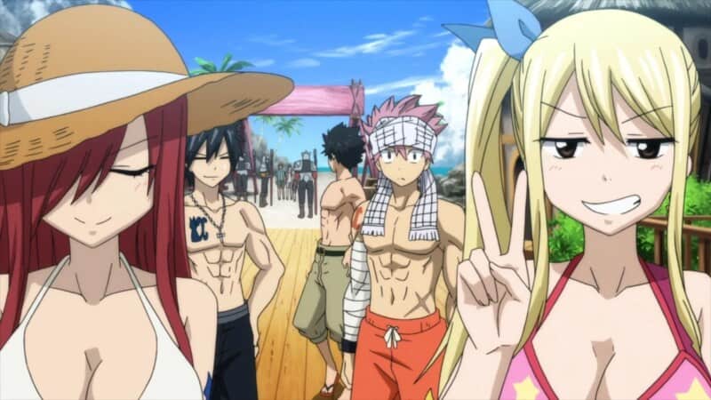Fairy Tail smile lucy and the gang