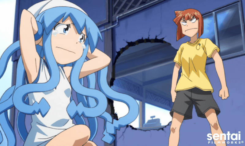 Squid Girl funny moments crying