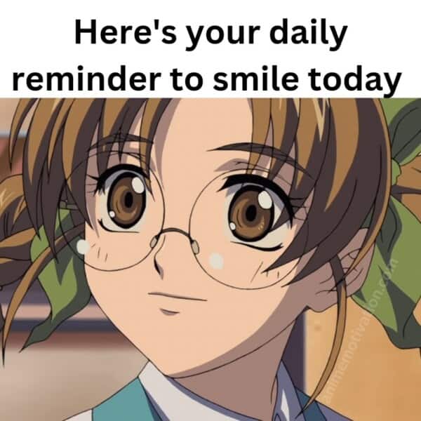 kyoko smiling full metal panic glasses