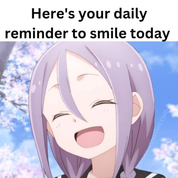 urushi yaotome smiling