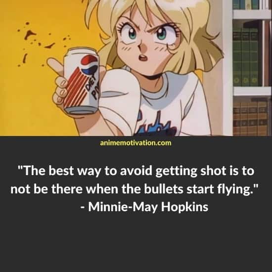 Minnie May Hopkins quotes gunsmith cats 7