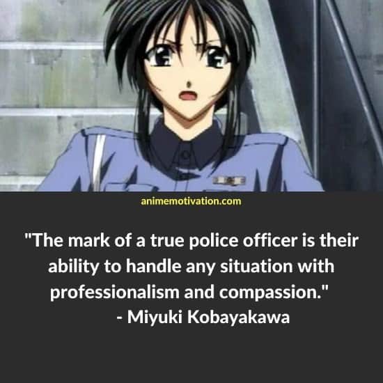 Miyuki Kobayakawa quotes youre under arrest 3