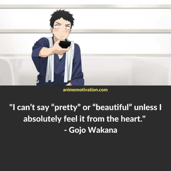 gojo wakana quotes my dress up darling 3