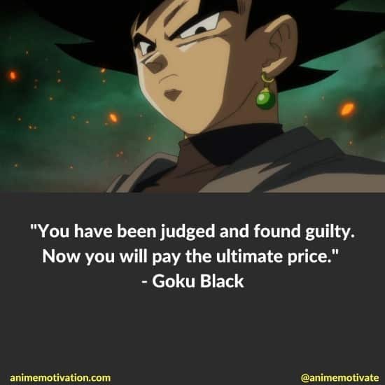 goku black quotes db super 5