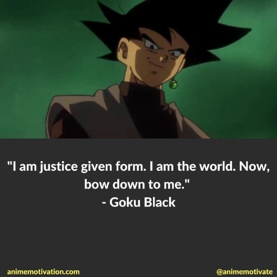 goku black quotes db super