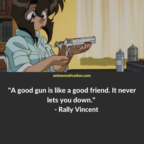 rally vincent quotes gunsmith cats 2