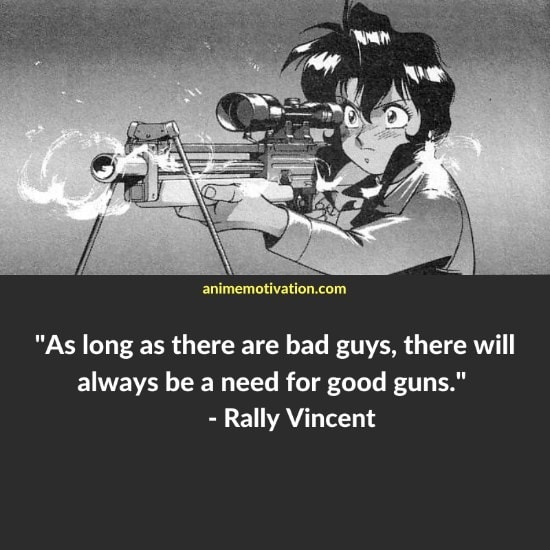 rally vincent quotes gunsmith cats 3