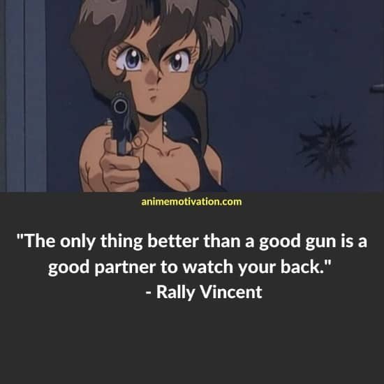 rally vincent quotes gunsmith cats 7