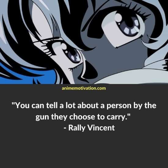 rally vincent quotes gunsmith cats 8