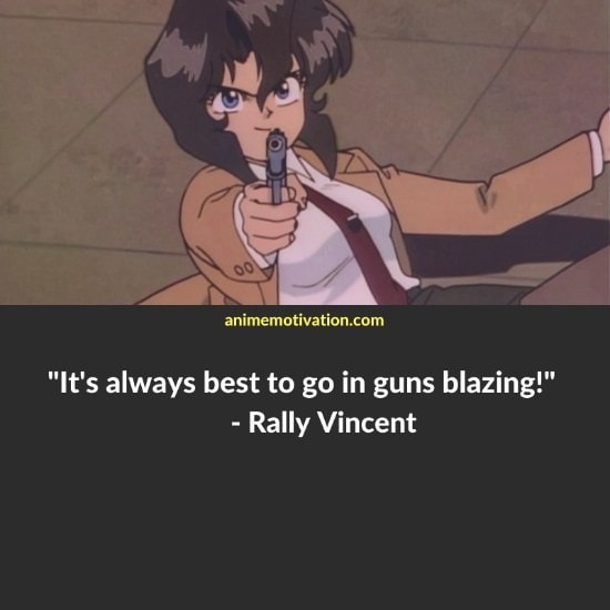 rally vincent quotes gunsmith cats