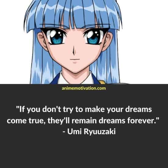 umi ryuuzaki quotes magic knight rayearth
