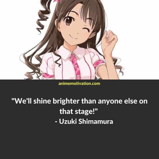 Uzuki Shimamura quotes idolmaster 2