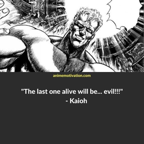 kaioh quotes fist of the north star