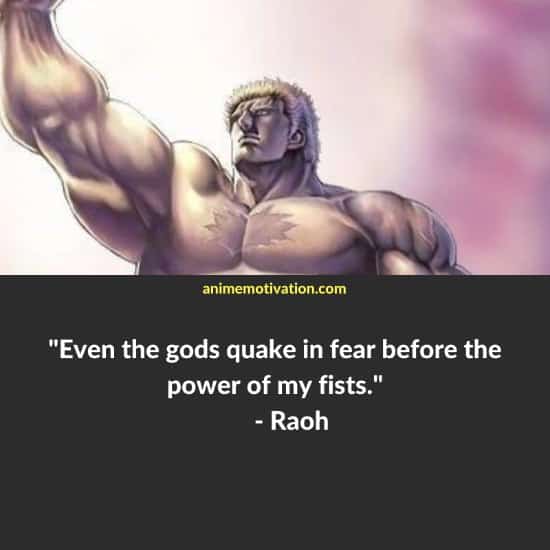 raoh quotes fist of the north star