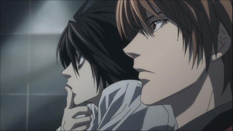 Death Note l lawliet and light moments