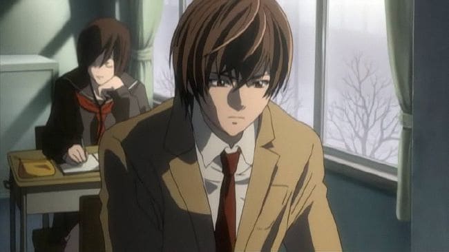 Light Yagami sitting by the window