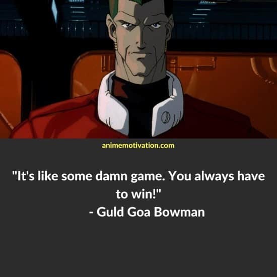 Guld Goa Bowman quotes Macross Plus 2