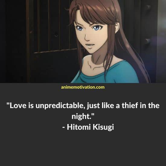 Hitomi Kisugi quotes cats eyes anime 4