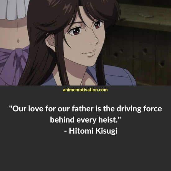 Hitomi Kisugi quotes cats eyes anime