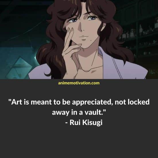 Rui Kisugi quotes cats eyes anime 1