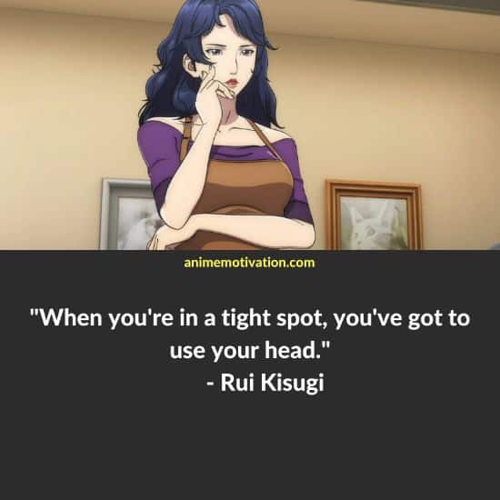 Rui Kisugi quotes cats eyes anime