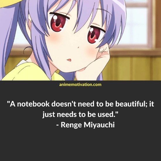 Renge Miyauchi quotes non non biyori 1