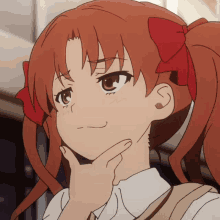 anime character thinking kuroko railgun